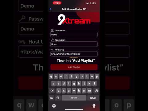 9Xtream Player (iphone) Tutorial By Ottboxtv