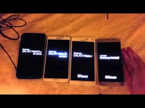 Samsung Galaxy Note 2 3 4 5 speed test