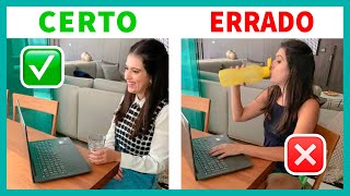 ERROS que você COMETE em reuniões e entrevistas ONLINE