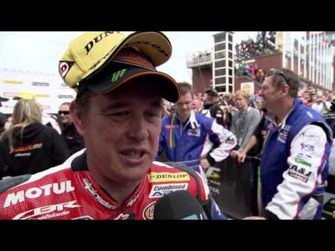 John McGuinness TT Win #18 - 2012 Superbike Race