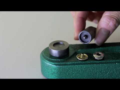 How to Install Fashion Spring Metal Snaps with KAM Professional Press