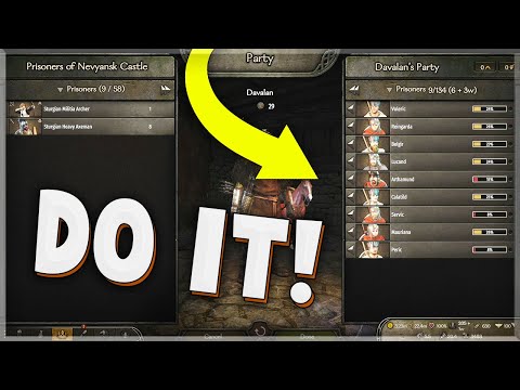 DO THIS To Level Charm in Bannerlord ! (Quick Guide)