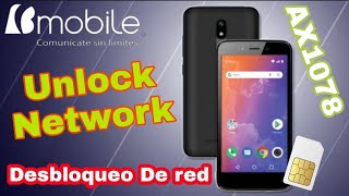 Bmobile AX1078 unlock network