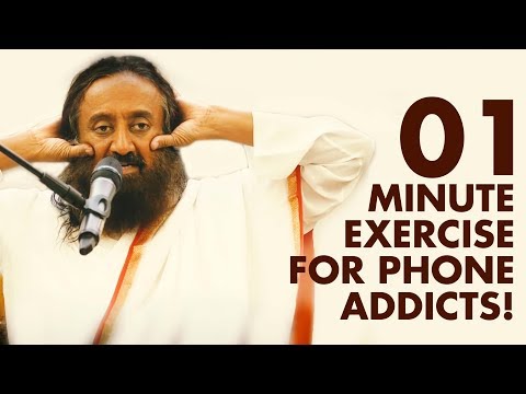 A Simple 1 Min Exercise for Those Who Spend Too Much Time On Laptop | Gurudev Sri Sri Ravi Shankar