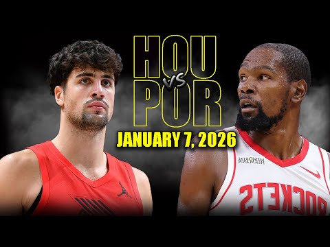 Houston Rockets vs Portland Trail Blazers Full Game Highlights – January 7, 2026 | NBA Season