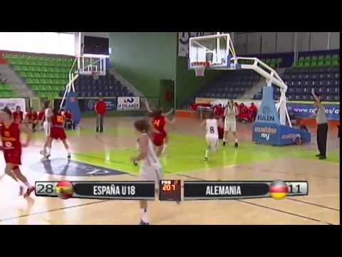 U18Fem España 67- Alemania 20 (30.12.3013) / Ani Calvo (18pt, 6reb)