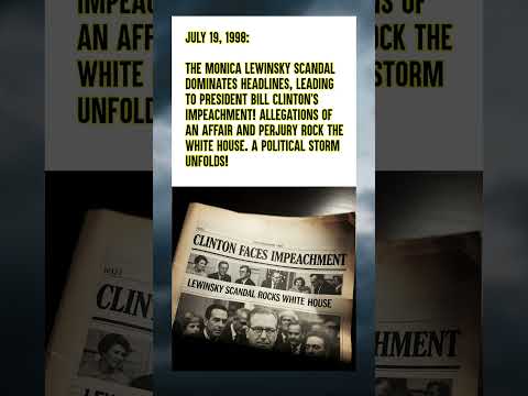 Oval Office Whispers: The Lewinsky Scandal! 🤫