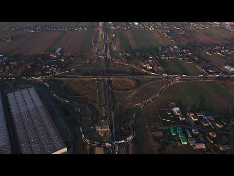 A1, odcinek Tuszyn - Piotrków Trybunalski Południe, tymczasowe rondo