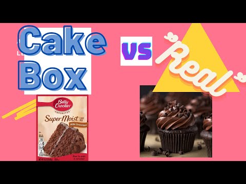 Cake box vs cake from scratch contest!