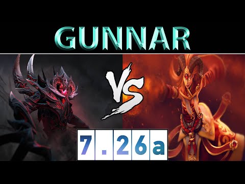 Gunnar [Shadow Fiend] vs [Lina] ► NA Ranked ► Dota 2 7.26a