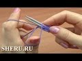 Knitting For Beginners Урок 1 Метод 1 из 18 Вязание на спицах ...