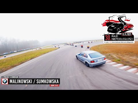 Malinowski / Sumkowska - BMW 318IS - 30 Rajd Niepodległości 2021