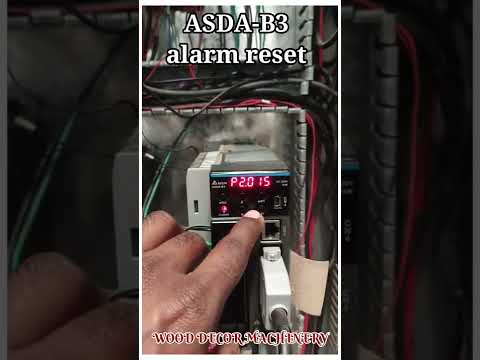 Delta- ASDA B2,B3 servo drive alarm reset | wood decor machinery|