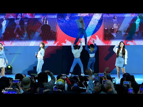 191101 오마이걸 - Knock Knock 낙낙 (전체 ver)  @ 순천 G2페스타