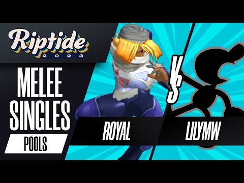 Royal (Sheik) vs LilyMW (Mr. Game & Watch) - Melee Singles Pools - Riptide 2023