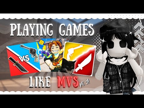 PLAYING GAMES SIMILAR TO MVS! *PT.2* | Murderers vs. Sheriffs