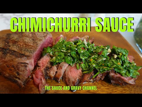 Fresh Argentinian Chimichurri Sauce | Herb-Rich Steak Sauce | A Sauce For All Dishes and Occasions