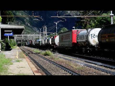 Varzo 14/07/2017 SBB Re10 - Re620.079+Re420.272 Merci direzione Domodossola