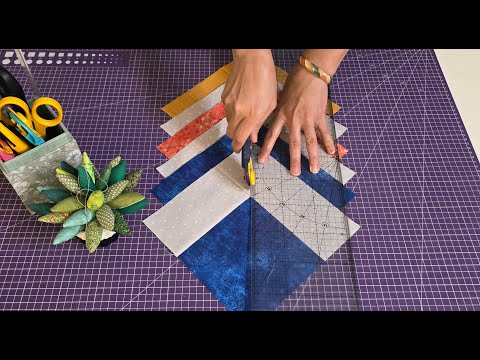Seriously You won’t believe what this simple square turns into! Stunning quilt idea 💡