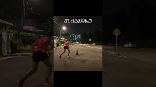 How runners tackle U-turn, which is your style? #running #run #marathon