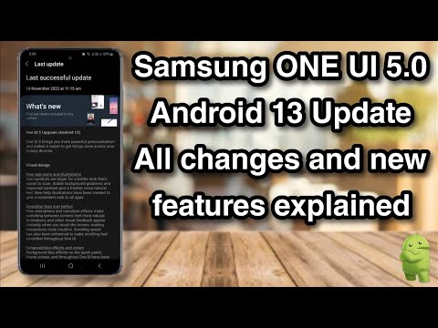 Samsung ONE UI 5 | Android 13 Update | Detailed review on changes and improvements