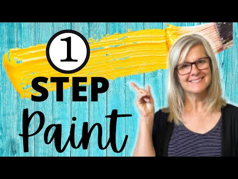 How To Paint your DIY's in One Step  / EASY DIY PAINT RECIPE
