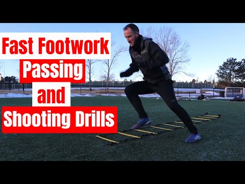 6 Fast Footwork Exercises for Soccer Players - Shooting Drills for Strikers and Wingers