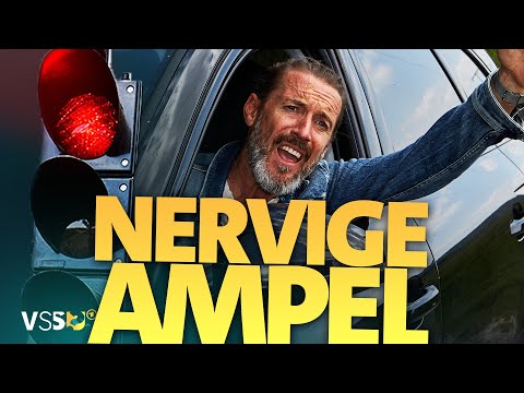 Autofahrer frustriert: Rote Ampel wird niemals grün! | Verstehen Sie Spaß?