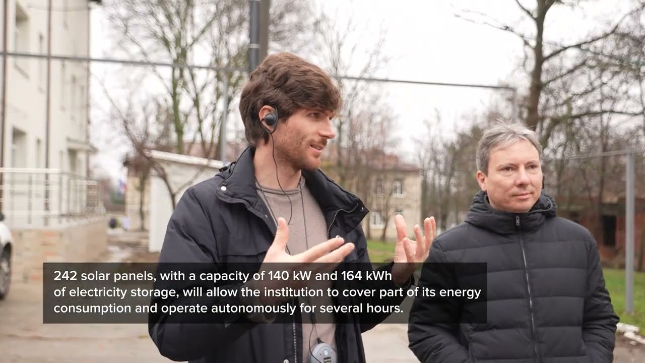 The District Hospital in Strășeni uses photovoltaic energy, thanks to the support of Italy and UNDP