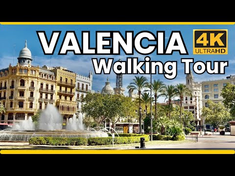 Valencia en 4K Recorre sus Calles Históricas con este Walking Tour