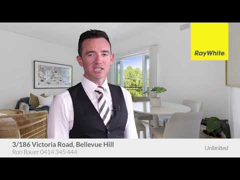 SOLD AT AUCTION! Location, lifestyle – great value! - 3/186 Victoria Rd, Bellevue Hill