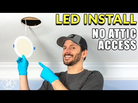 YouTube video about: Can light for 2x4 ceiling?