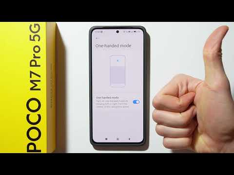 POCO M7 Pro 5G: How to Turn On/Off One Handed Mode
