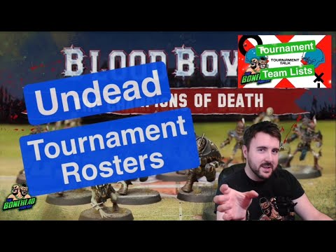 Undead Tournament Rosters - Blood Bowl 2020 Tournament Talk (Bonehead Podcast)