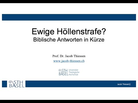 Ewige Höllenstrafe? Biblische Antworten in Kürze
