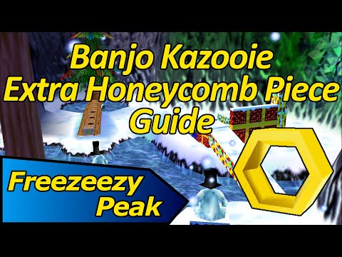 Collecting Extra Honeycomb Pieces on Freezeezy Peak - Banjo Kazooie Extra Honeycomb Piece Guide