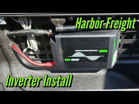 Harbor Freight 1000w Inverter Jupiter How to Install Inverter in bed of truck 23 Colorado Trail Boss