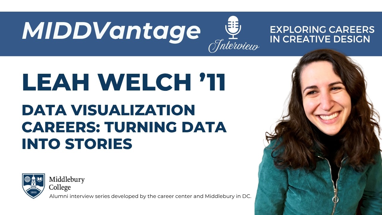 Data Visualization Careers: Turning Data into Stories with Leah Welch | MIDDVantage video thumbnail