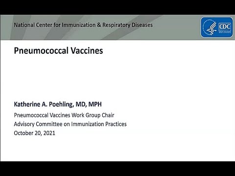 Oct 20, 2021 ACIP Meeting - Welcome & Pneumococcal Vaccines