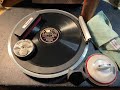 How to clean 78 rpm records, before and after comparison.