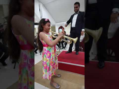 Trumpet Prodigy ~ Niccole  AKA Cole Trumpet performs using a MC6 Crow Custom Brass Trumpet