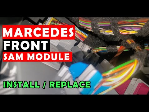 Mercedes Benz: Front  SAM Module on a Mercedes Benz | Mercedes SAM module Programming