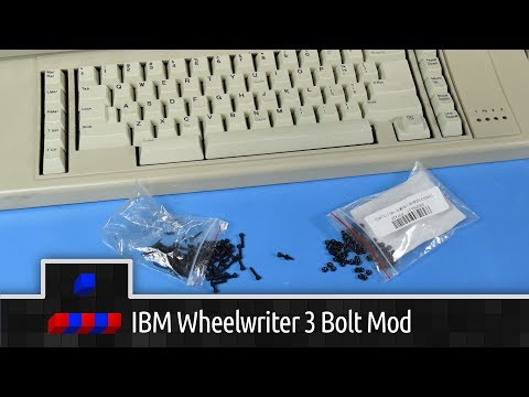 0x0025 - Bolt Modding an IBM Wheel Writer 3