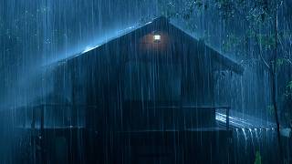 (No Ads) Extreme Storm Night 🌧️ Massive Rain & Thunder ⚡⛈ | Relaxing Sleep & White Noise Ambience