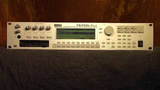 Video thumbnail for Korg Triton Rack Synthesizer Demo Songs by Sound Programming