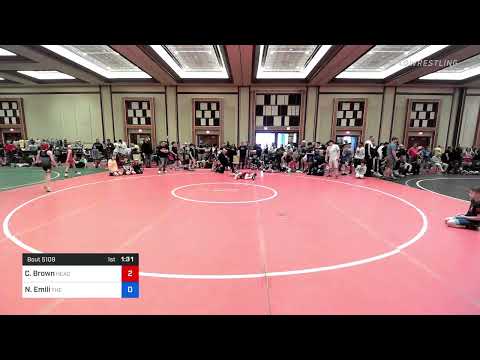 71 Lbs Rr Rnd 3 - Corey Brown, HeadHunters Wrestling Club Vs Nico Emili, The Hunt Wrestling Club 8