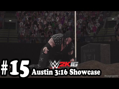 WWE 2K16 - 2K Showcase Austin 3:16 - Buried Alive Match Gameplay Walkthrough Part 15   [ 60fps HD ]