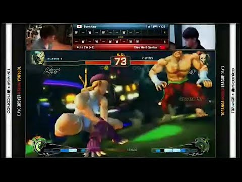 Bonchan (Sagat) vs Xiao Hai (Cammy) - SSF4 AE2012