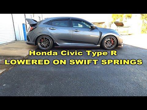 Lowering a Civic Type R , Swift springs