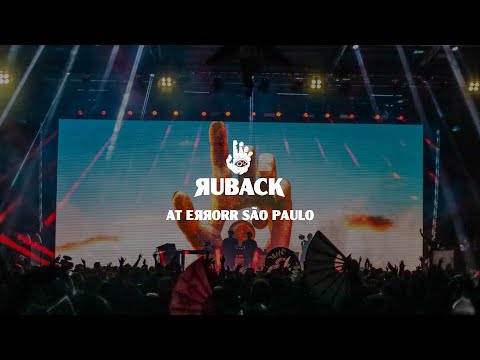 RUBACK @ ERRORR São Paulo, Brazil / Melodic Techno Mix (4k Full Set)